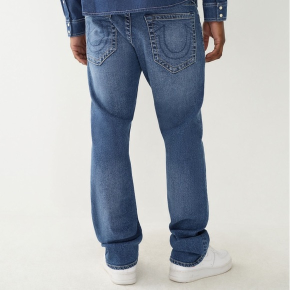 True Religion Ricky Relaxed Fit Straight Jean, Size 34